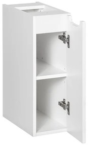 Závěsná skříňka Nova Cashmere Wiki s deskou a umyvadly 140 cm bílá/kašmír