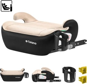 Detský podsedák do auta Cabby 30 béžový / čierny