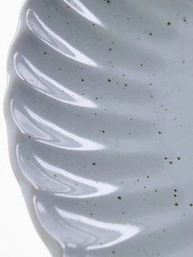 House Doctor Obedový tanier Scallop Light Blue Ø 26 cm