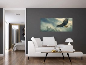 Obraz - Letiaci orol (120x50 cm)