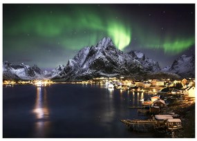 Artgeist Fototapeta - Aurora borealis Veľkosť: 294x210, Verzia: Samolepiaca