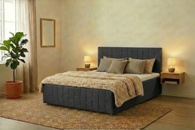 Postel OTTO 160x200 cm Sivá S matracom