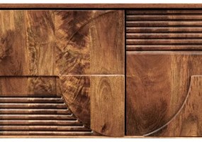 TV-skrinka 46805 Art Deco 200cm Drevo Mango Hnedé - Komfort-nábytok