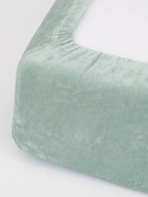 Plachta mikroplyš Deluxe do postieľky 70 x 140 cm - mätové