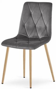 Jedálenský stôl NP so štyrmi stoličkami LIBRA sivé