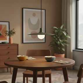 Retro závesná lampa zelená pre koľajnicový systém 1-fázový - Slimline Panzi