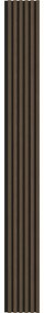 Mexen Lam-B, akustické stenové lamely 275 × 30 cm, HDF doska 4 mm, technická dyha, orech espresso, S100-275307-3015-019