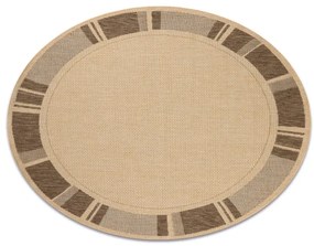 Koberec SIZAL FLOORLUX 20195 mais / coffee kruh