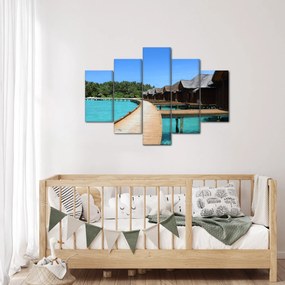 Obraz Maledivy (150x105 cm)