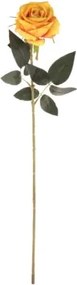 Umelý  kvet Ruža 76 cm, žltá%
