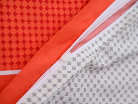 Obliečky z Renforcé bavlny TABITA červené Rozmer obliečky: 2 ks 80 x 80 cm | 200 x 200 cm