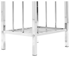 Kúpeľňový regál v striebornej farbe 33x73 cm – Premier Housewares