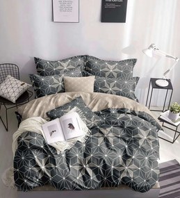 Bavlnené obliečky THALIA sivo-béžové Rozmer obliečky: 70 x 90 cm | 140 x 200 cm