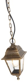 Klasické vonkajšie závesné svietidlo starožitné zlato IP44 - Capital