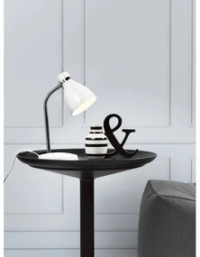 Nordlux - Stolná lampa CYCLONE 1xE14/15W/230V biela