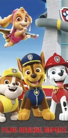 Detská osuška PAW PATROL modrá 70X140cm Faro