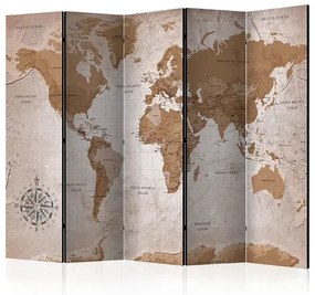 Paraván - Oriental Travels [Room Dividers] Veľkosť: 225x172, Verzia: Akustický