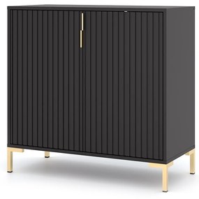 Komoda Flinn 88,2 cm čierna