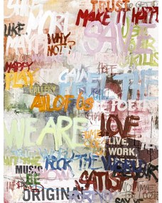 Obraz s ručne maľovanými prvkami 90x118 cm Streetlife – Malerifabrikken