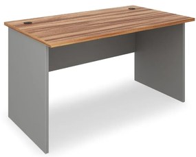 Stôl SimpleOffice 140 x 80 cm, orech vlašský / sivá
