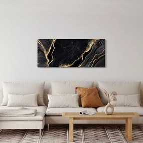 Obraz zlaté abstrakcie (120x50 cm)