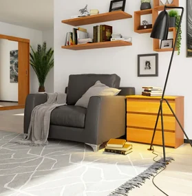 Nočný stolík CL3 3SZ CLP olcha