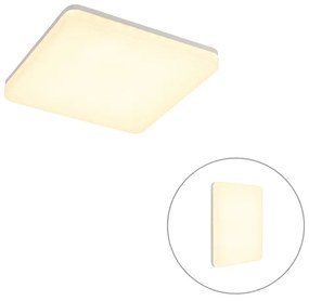Moderné stropné svietidlo štvorcové vrátane LED - plater