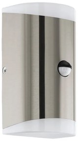 Eglo 75544-LED Vonkajšie nástenné svietidlo so senzorom CARPINERA 2xGU10/4,6W/230V