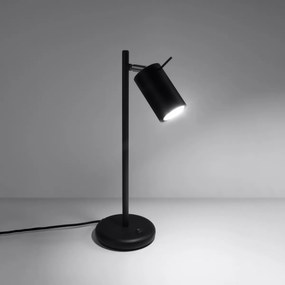 Sollux Lighting Stolová lampa RING čierna