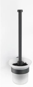 WENKO 24243100-WC kefa BOSIO BLACK 10x35 cm nerezová oceľ/strieborná/satinovaný
