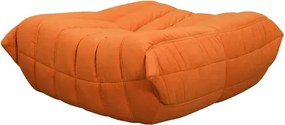 Taburet Nua 86 cm zamat oranžový