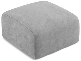 Svetlosivá ženilková podnožka Leila – Makamii