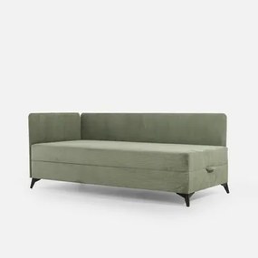 Rohová váľanda svetlozelená IBIS 90x200 cm