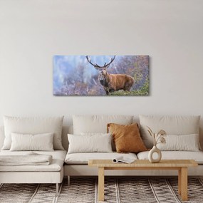 Obraz - Jeleň v krajine (120x50 cm)