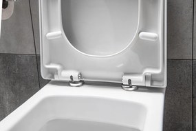 Aqualine DONA WC sedátko, Soft Close, biela FD121