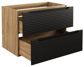 Závěsný koupelnový regál Casad 81-01-A černý