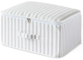 Béžový úložný box Compactor Stripes, 45 x 46 cm