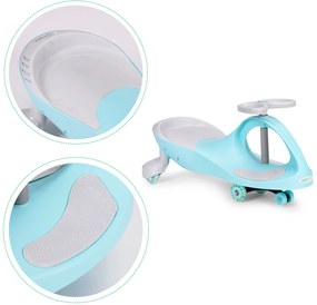 Detské odrážadlo s LED kolesami, modré ECOTOYS