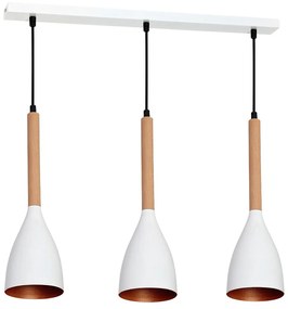 Luster na lanku MUZA 3xE27/60W/230V