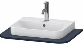 DURAVIT Happy D.2 Plus doska pre skrinku pod umývadlo (s jedným výrezom v strede), 650 x 480 x 16 mm, nočná modrá matná lakovaná, HP031B09898