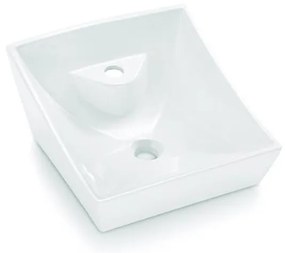 Bathco 4002 - Umývadlo na dosku SORIA 40x41 cm porcelán/biela