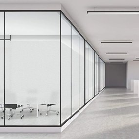 Matná nálepka na sklo s ochranným filmom Ambiance, výška 2 m