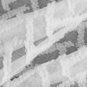 ZÁCLONA NA KRÚŽKOCH MELI1 140X250 CM BIELA