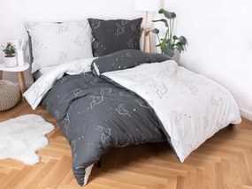 MKLozkoviny.sk Predĺžené bavlnené obliečky Renforcé – Birds origami 140×220/70x90 cm