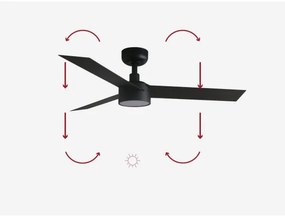 FARO 34289-1TW-LED Stmiev. ventilátor CRUISER S LED/18W/230V 2700/4000/6500K + DO