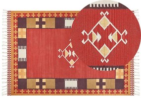 Bavlnený kelímový koberec 200 x 300 cm viacfarebný PARAKAR Beliani