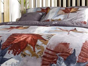 Obojstranné obliečky DUO SENSE AUTUMIA vzorované + obliečka na vankúšik 40x50 cm ZDARMA Rozmer obliečky: 70 x 90 cm | 140 x 200 cm