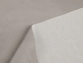 Biante Štvorcový obrus/imitácia brúsenej kože Alcantara ALC-011 Sivý 110x110 cm