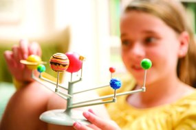 Model slnečnej sústavy - svietiaci v tme