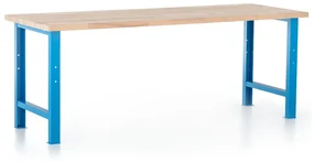 Dielenský stôl Basic 220 x 80 cm, modrá